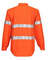 Darwin Cotton Drill Hi-Vis Shirt L/S | Men's